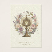 カトリックフローラ結婚モンストランスの聖札 (正面)