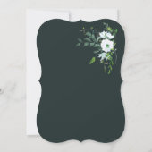 カトリックブライダルシャワー招待状花クロス 招待状 (裏面)