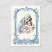 カトリックベビーバプテスマ追悼神聖カード エンクロージャーカード (正面)