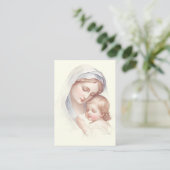 カトリックベビーバプテスマ追悼神聖カード エンクロージャーカード (スタンド正面)