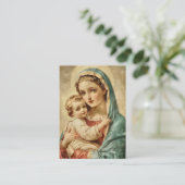 カトリックベビーバプテスマ追悼神聖カード エンクロージャーカード (スタンド正面)