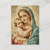 カトリックベビーバプテスマ追悼神聖カード エンクロージャーカード (正面)