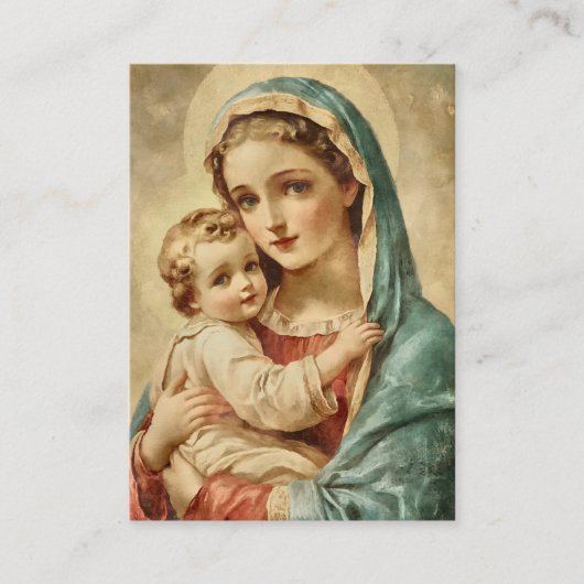 カトリックベビーバプテスマ追悼神聖カード エンクロージャーカード (正面)