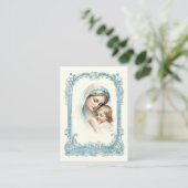 カトリックベビーバプテスマ追悼神聖カード エンクロージャーカード (スタンド正面)
