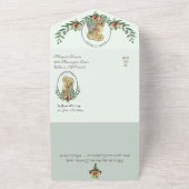 カトリックミサ 聖母マリアと幼子イエスを捧げる オールインワン招待状 (外側)