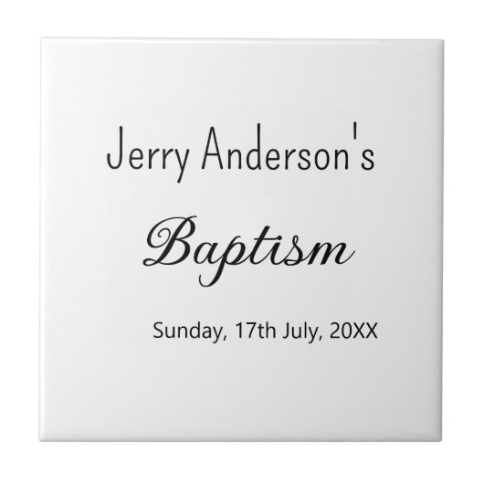 カトリックモダン洗礼子シンプル達QRミニマル タイル (正面)