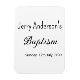 カトリックモダン洗礼子シンプル達QRミニマル マグネット