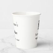 カトリックモダン洗礼子シンプル達QRミニマル 紙コップ (左)