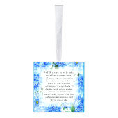 カトリックラテン祈りの言葉ヴァージンメアリークラシフィックス キューブオーナメント (右)