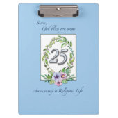 カトリックリース・シルバー25周年 クリップボード (正面)