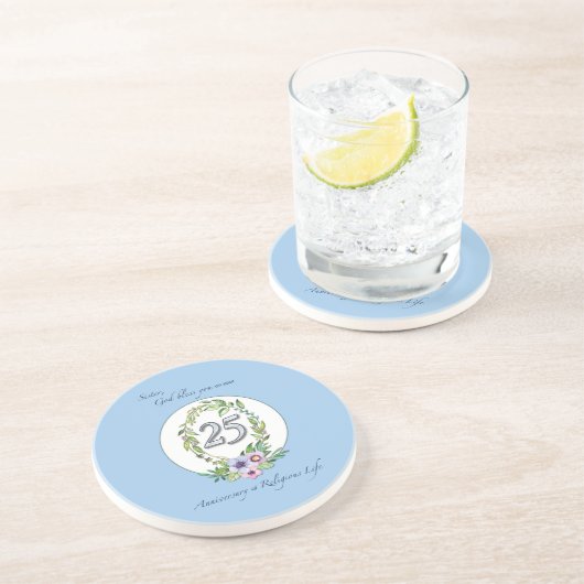 カトリックリース・シルバー25周年 コースター (側面)