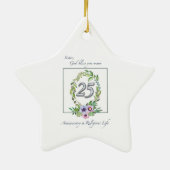 カトリックリース・シルバー25周年 セラミックオーナメント (裏面)