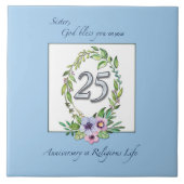 カトリックリース・シルバー25周年 タイル (正面)