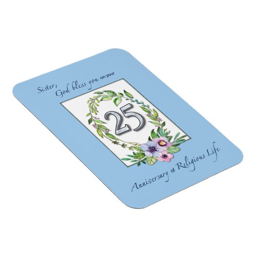 カトリックリース・シルバー25周年 マグネット (右側)