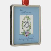 カトリックリース・シルバー25周年 メタルオーナメント (右)