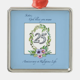 カトリックリース・シルバー25周年 メタルオーナメント