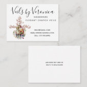 カトリックヴァージンマリアイエスクロス宗教 名刺 (正面/裏面)