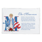 カトリックヴァージンマリア十字アメリカ国旗宗教 枕カバー (裏面)