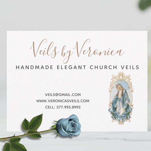 カトリックヴァージンマリア宗教基督教事業 名刺