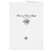 カトリックヴァージンマリア宗教葬儀ありがとう (裏面)