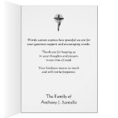 カトリックヴァージンマリア宗教葬儀ありがとう (内側 (右))