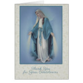 カトリックヴァージンマリア宗教葬儀ありがとう (正面)