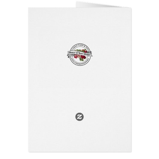 カトリックヴァージンマリア宗教葬儀ありがとう (裏面)