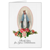 カトリックヴァージンマリア宗教葬儀ありがとう (正面)