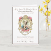 カトリックヴァージンマリア教会 カード (黄色い花)