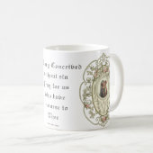 カトリックヴァージンマリア祈りの言葉イエス宗教 コーヒーマグカップ (正面右)