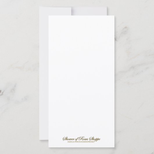 カトリックヴァージンマリー宗教弔慰 サンキューカード (裏面)