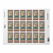 カトリックヴァージンメアリーチャイルドイエス ラベル (フルシート)