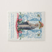 カトリックヴァージンメアリーフローラ聖なる書物、 経典引用文 ジグソーパズル (横)