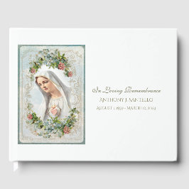 カトリックヴァージンメアリーフローラ記念葬儀 ゲストブック