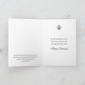 カトリックヴァージンメアリーフローラ誕生日カード カード (内部)