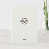 カトリックヴァージンメアリーフローラ誕生日カード カード (裏面)