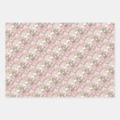 カトリックヴァージンメアリー宗教ピンクロセスラップピン ラッピングペーパーシート (正面)