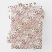 カトリックヴァージンメアリー宗教ピンクロセスラップピン ラッピングペーパーシート (インサイチュ)