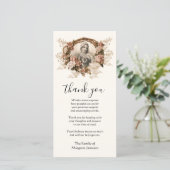 カトリックヴァージンメアリー宗教的弔意 サンキューカード (スタンド正面)