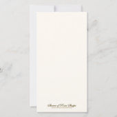 カトリックヴァージンメアリー宗教的弔意 サンキューカード (裏面)