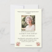 カトリックヴァージンメアリー悔やみや弔慰葬儀 サンキューカード (正面)