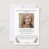 カトリックヴァージンメアリー悔やみや弔慰葬儀 サンキューカード (正面)