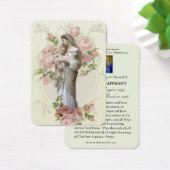 カトリックヴァージンメアリー葬儀祈りの言葉メモリアルカード (デスク)