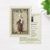 カトリックヴァージンメアリー葬儀祈りの言葉メモリアルカード (デスク)