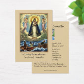 カトリックヴァージンメアリー葬儀祈りの言葉神聖カード (デスク)