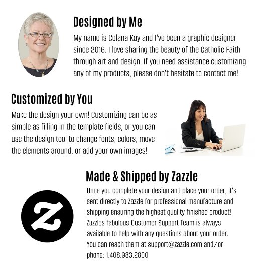 カトリックヴァージンメアリー葬儀記念祈りの言葉カード