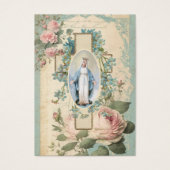 カトリックヴァージンメアリー葬儀記念祈りの言葉 (正面)