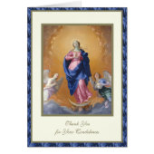 カトリックヴァージンメアリー葬式のお悔やみ (正面)