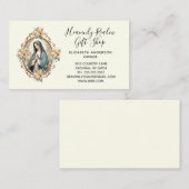 カトリックヴァージンメアリ宗教信者 名刺 (正面/裏面)