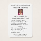 カトリックヴァージンメリーアニバーサリーデス愛される人 (裏面)